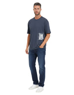Blue Crew Neck T-Shirt 1
