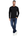 Black Solid Full Sleeves T-Shirt 1