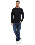 Black Solid Full Sleeves T-Shirt 1