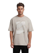 Beige Crew Neck T-Shirt 1