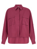 Fuchsia Oversized Solid Shirt 1