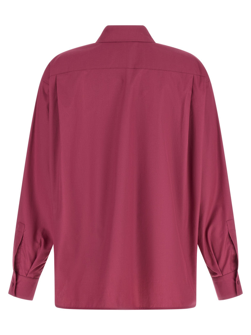 Fuchsia Oversized Solid Shirt 2