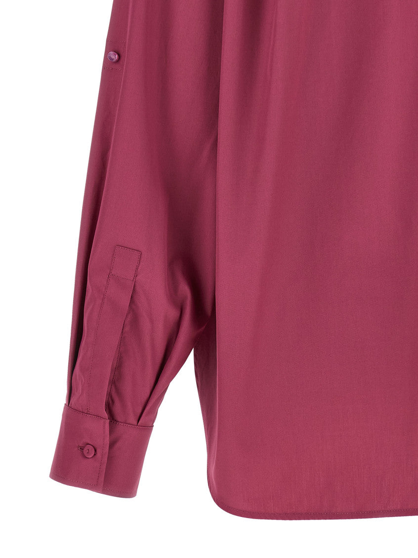 Fuchsia Oversized Solid Shirt 4
