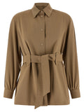 Beige Regular Solid Shirt 1