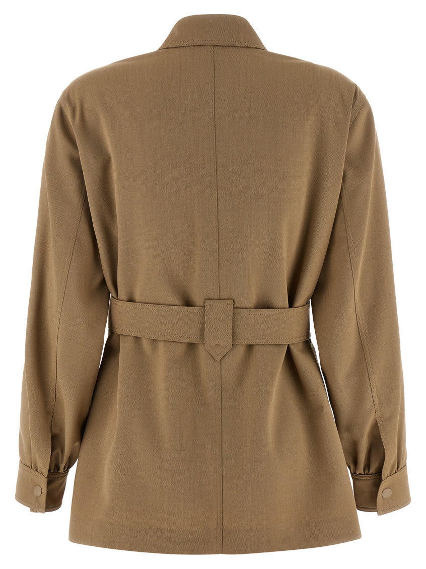 Beige Regular Solid Shirt 2