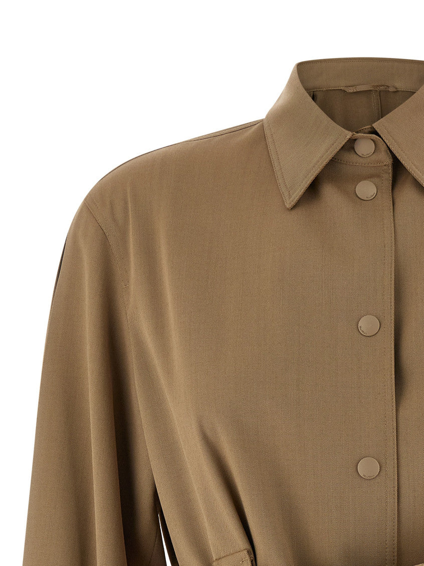 Beige Regular Solid Shirt 3