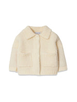 Baby Girl Off White Knitted Cardigan 1