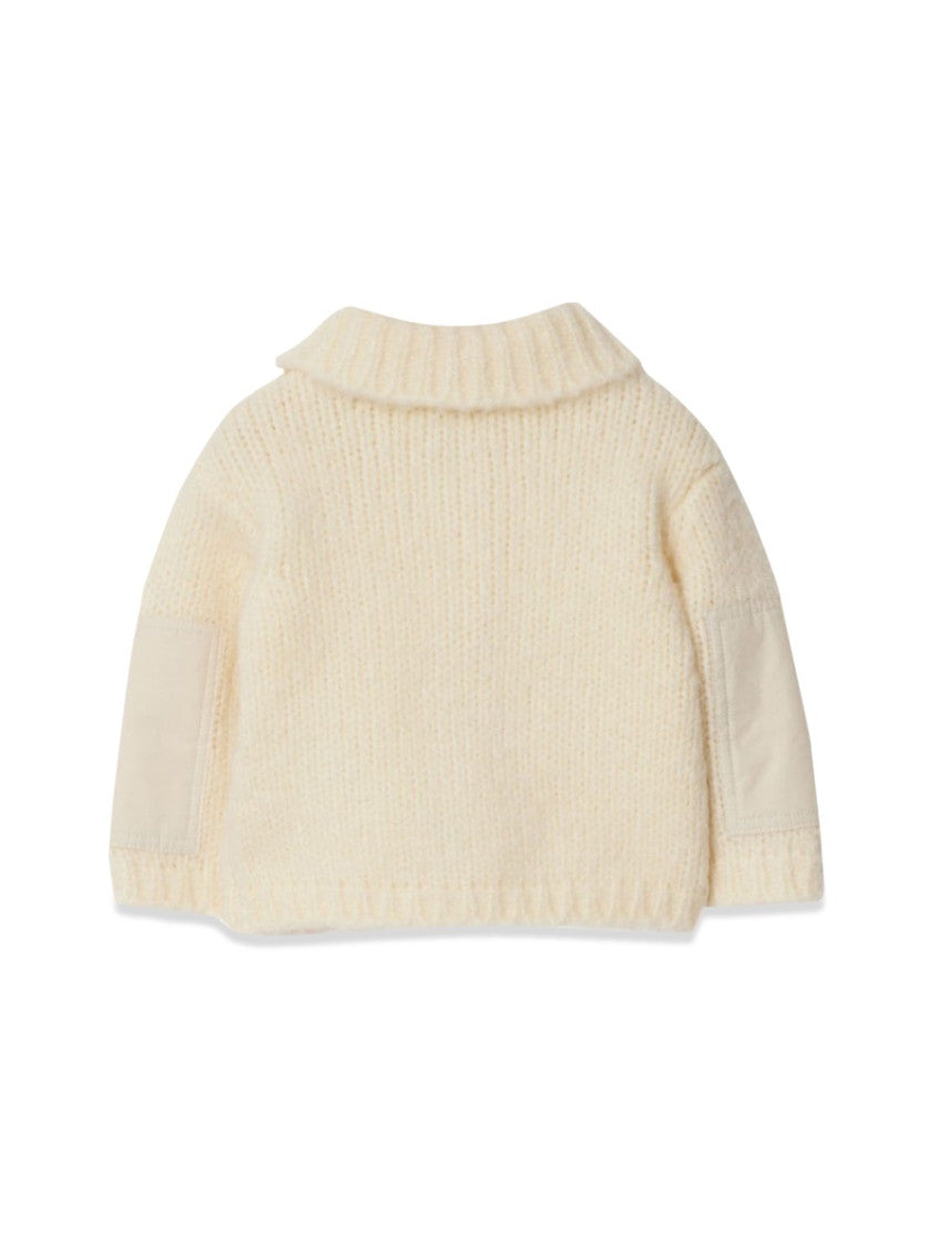 Baby Girl Off White Knitted Cardigan 2