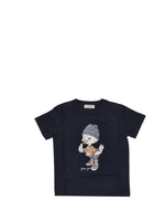 Kids Navy Blue Graphic T-Shirt 1