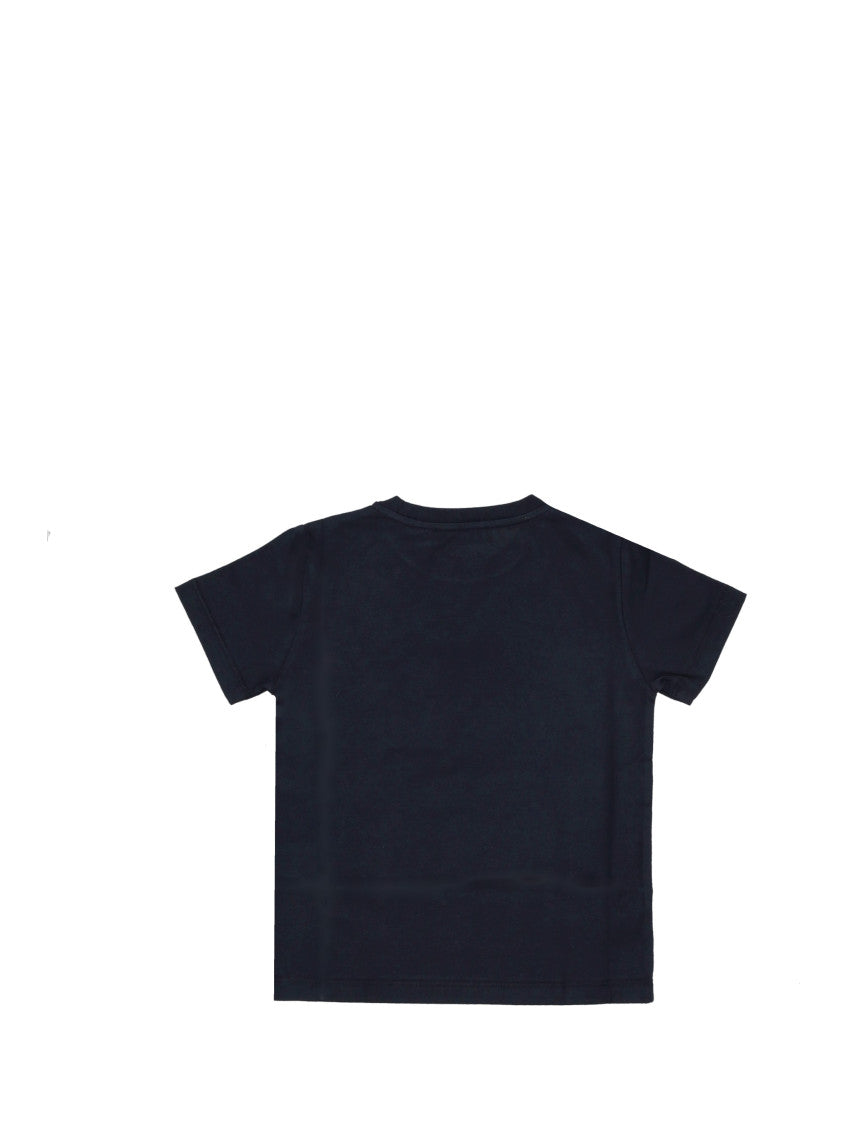 Kids Navy Blue Graphic T-Shirt 2