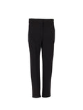 Black Slim Flat Front Pants 1
