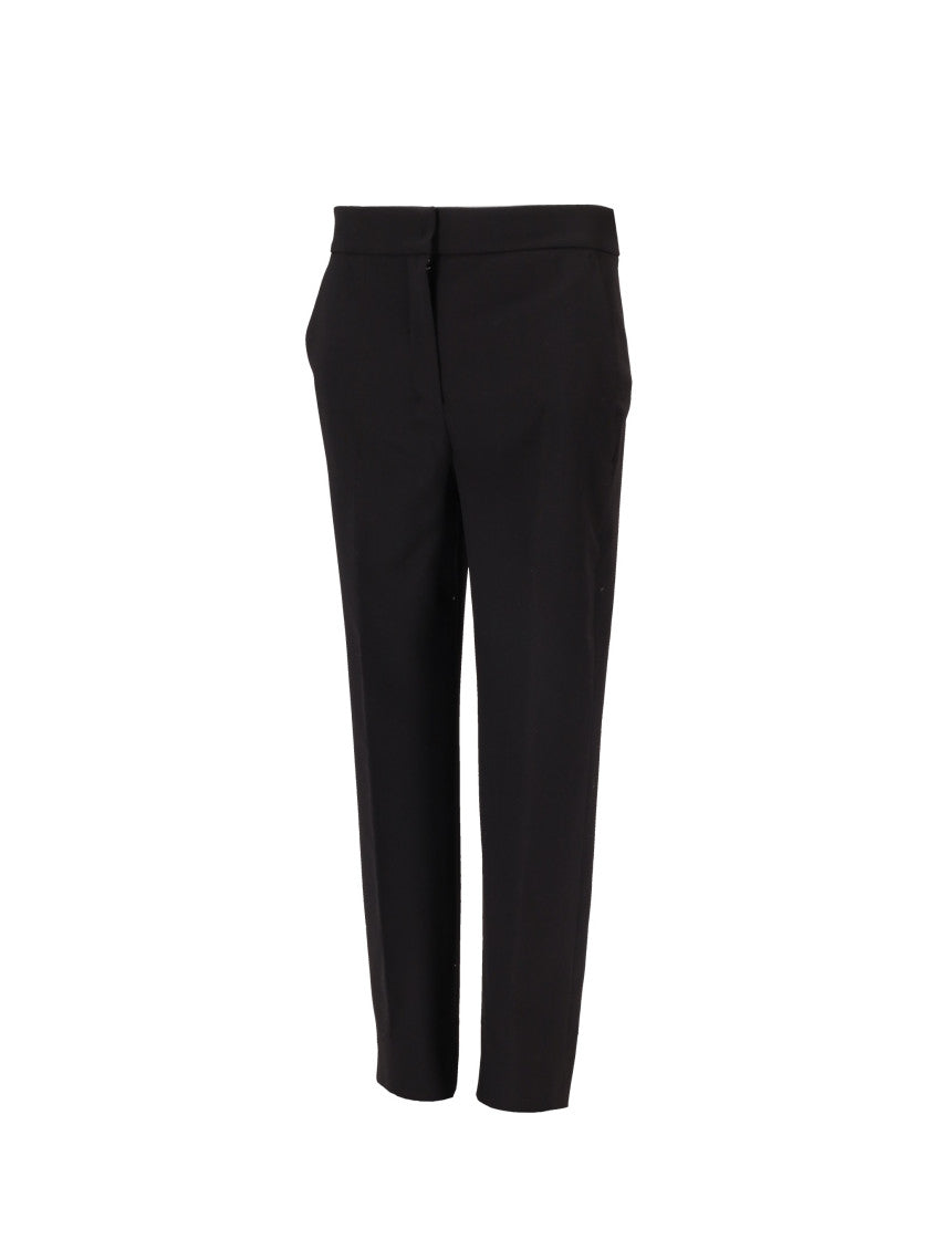 Black Slim Flat Front Pants 4