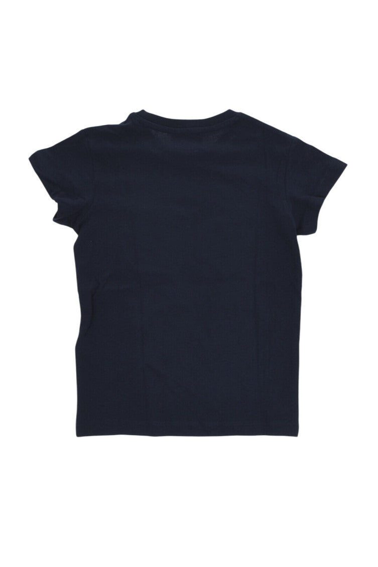 Girls Navy Blue Graphic T-Shirt 2