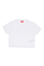 Girls White Logo T-Shirt 1