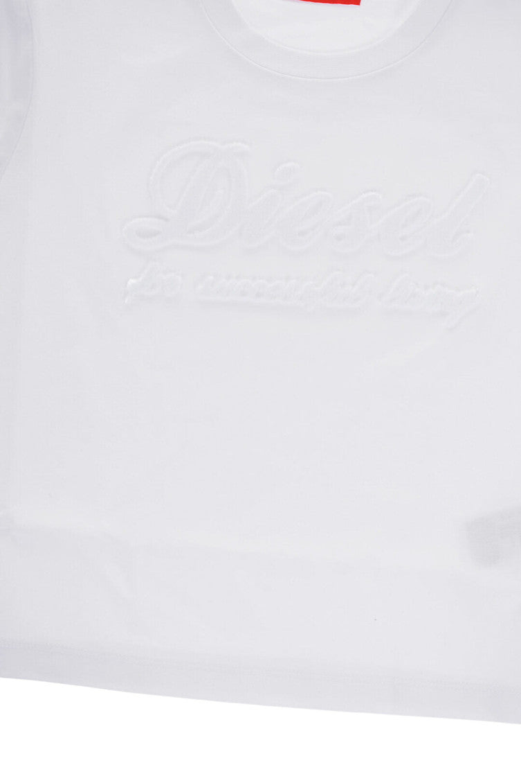 Girls White Logo T-Shirt 3