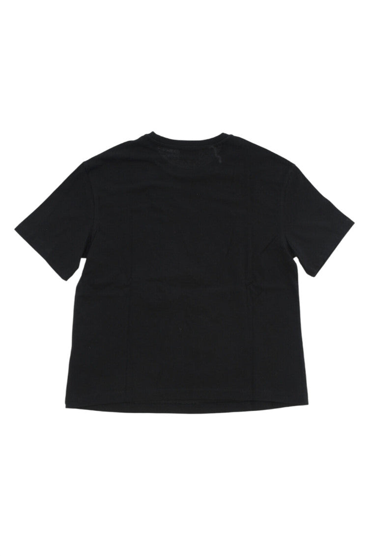 Girls Black Graphic T-Shirt 2