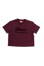 Girls Maroon Logo T-Shirt 1