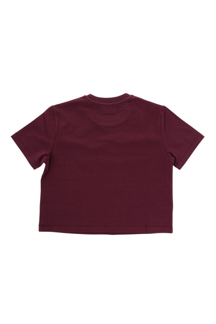 Girls Maroon Logo T-Shirt 2