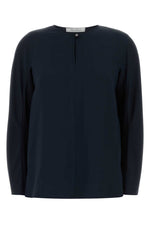 Navy Blue Round Neck Sweater 1