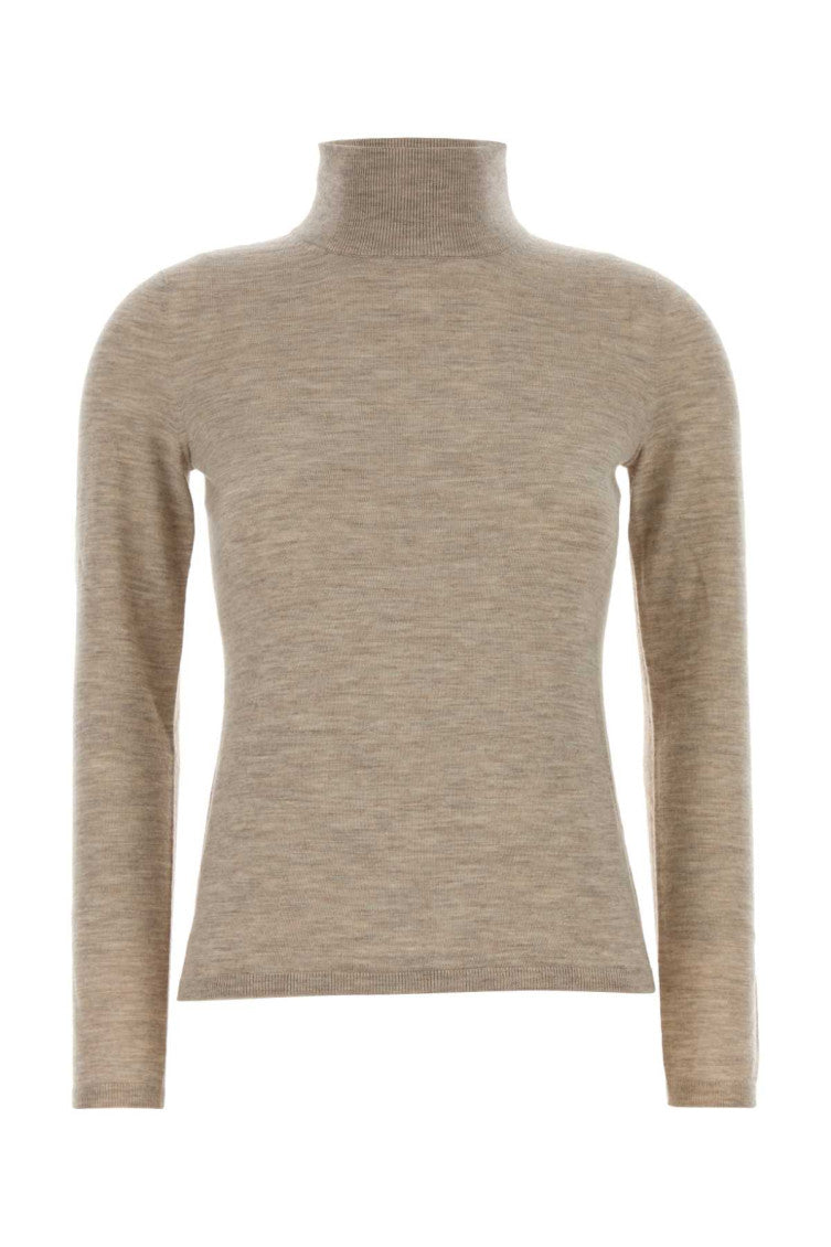 Beige Turtle Neck Sweater 1