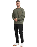 Green Crew Neck Sweatshirt 1