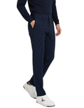 Blue Slim Pleated Trousers 1