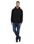 Black Relaxed Logo Hoodie 1