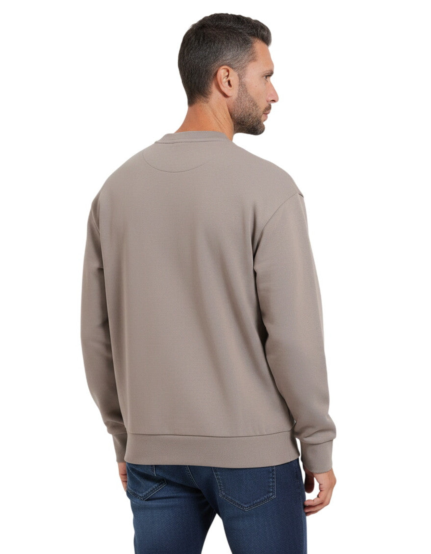 Grey Crew Neck Sweatshirt 2