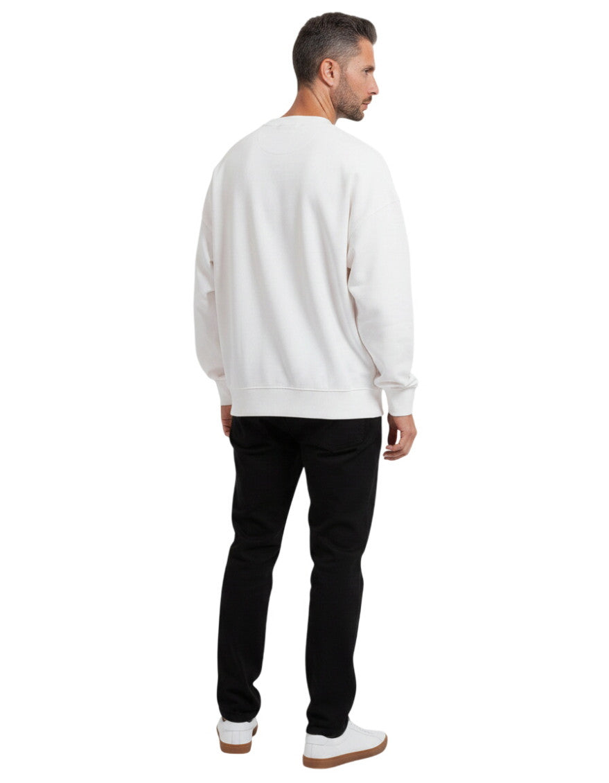 White Oversized Sweatshirt 2