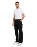 Black Slim Cargo Trousers 1