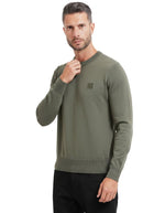 Green Crew Neck Sweater 1