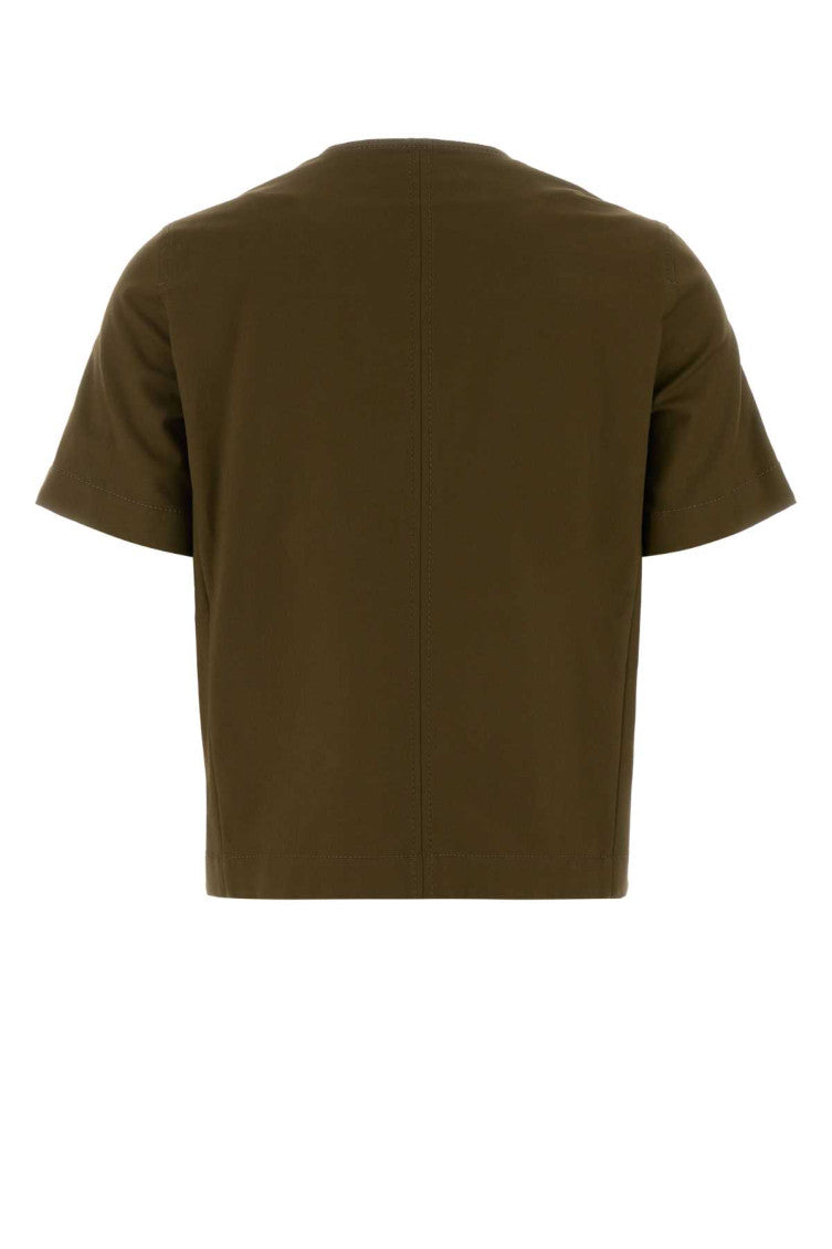Green Logo Round Neck Jacket 2