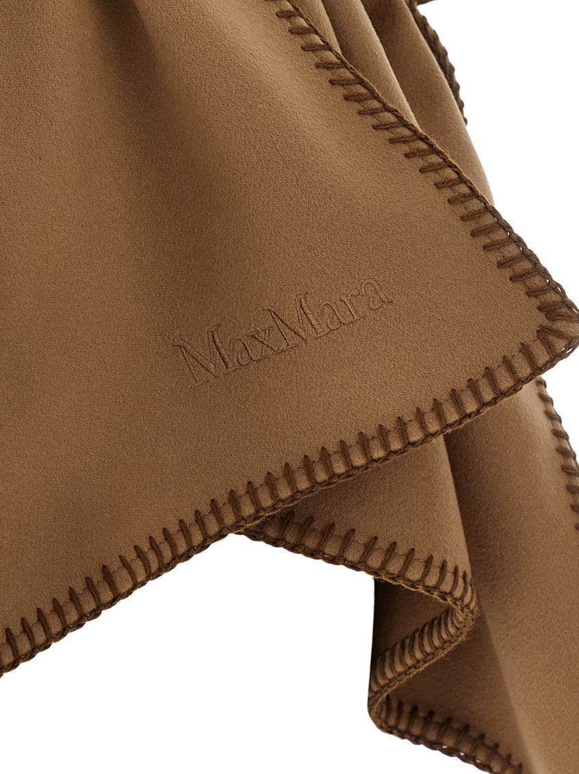 Beige V Neck Trench Coat 4
