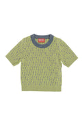 Girls Green Logo T-Shirt 1