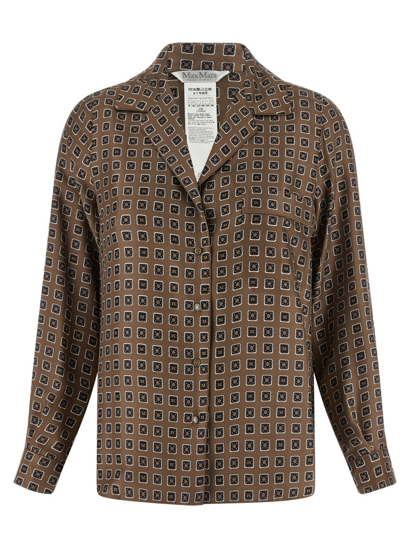 Brown Regular Printed Shirt 1