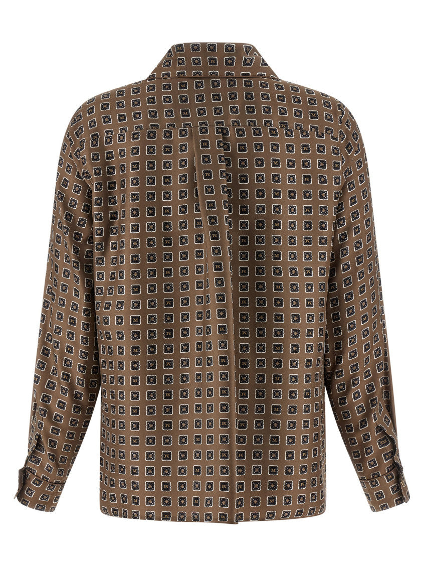 Brown Regular Printed Shirt 2