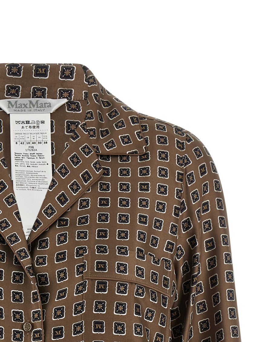 Brown Regular Printed Shirt 3