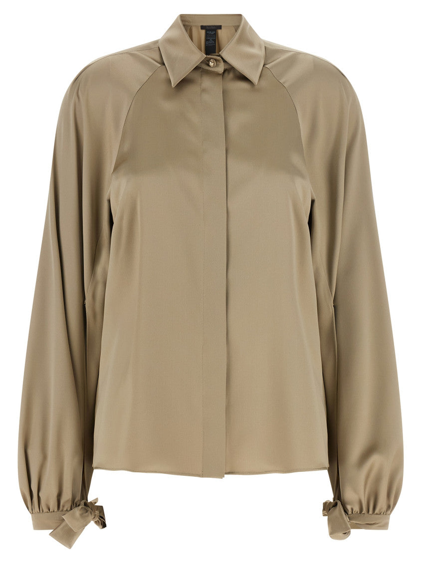 Beige Regular Solid Shirt 1
