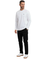 White Logo Crew Neck T-Shirt 1