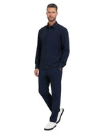 Blue Relaxed Solid Shirt 1