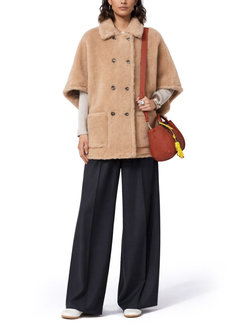 Beige Shirt Collar Trench Coat 2
