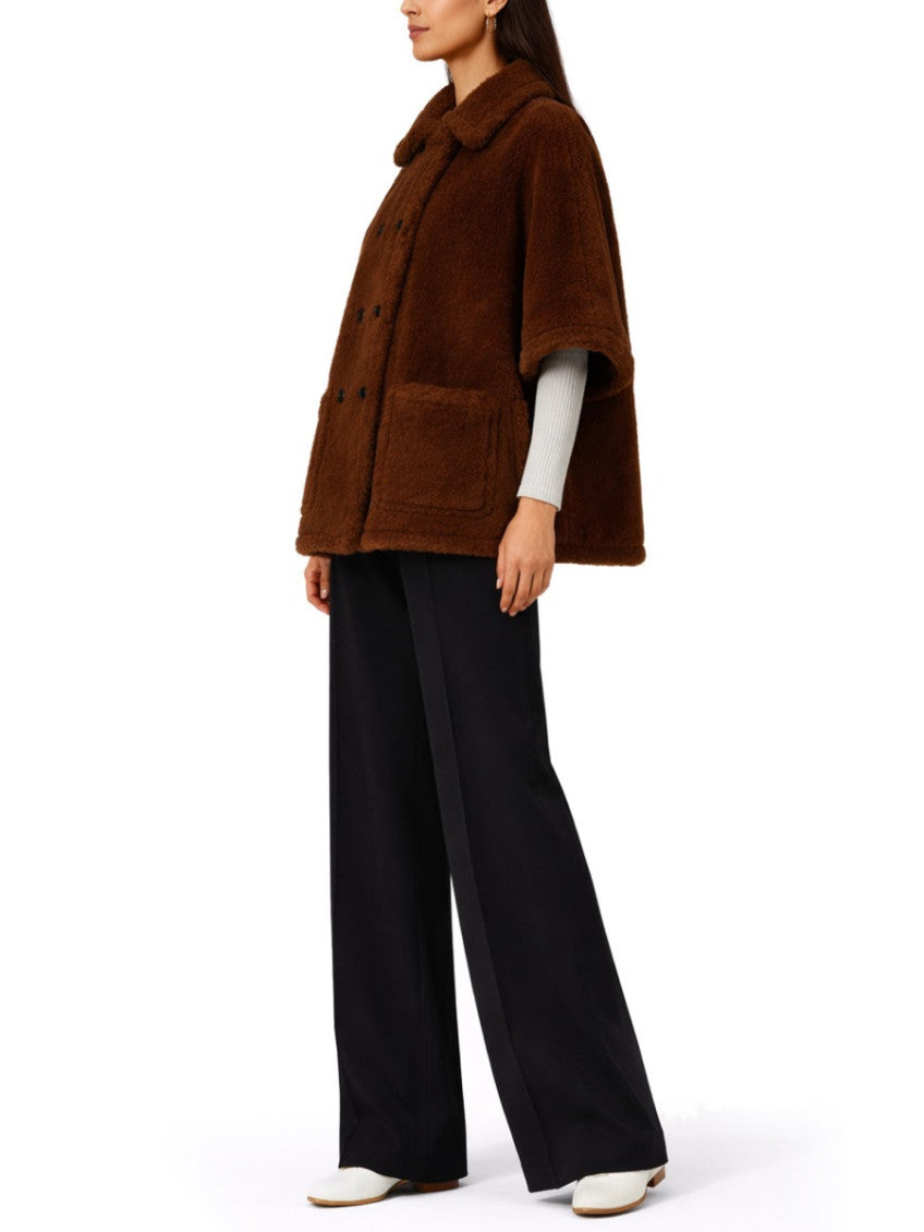 Brown Shirt Collar Trench Coat 2