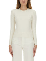White Crew Neck Sweater 1