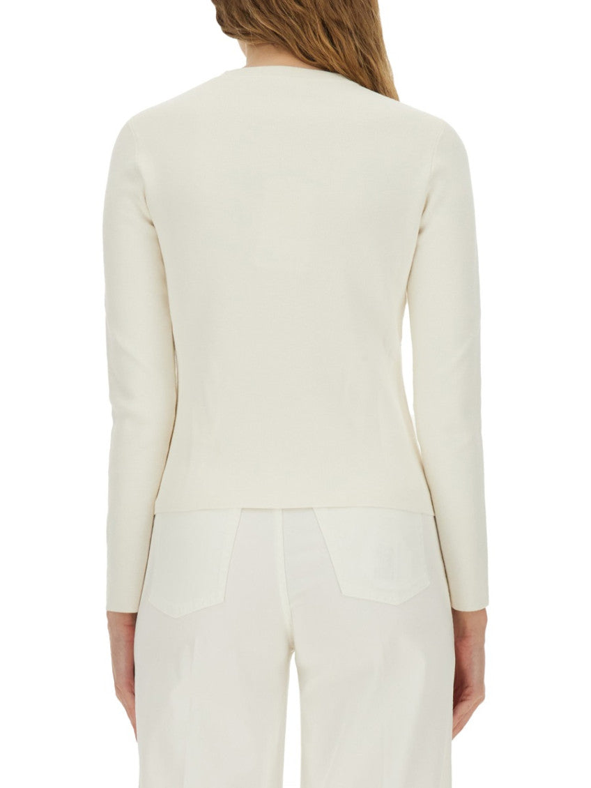 White Crew Neck Sweater 3
