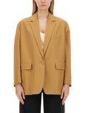 Mustard Notched Lapel Blazer 1