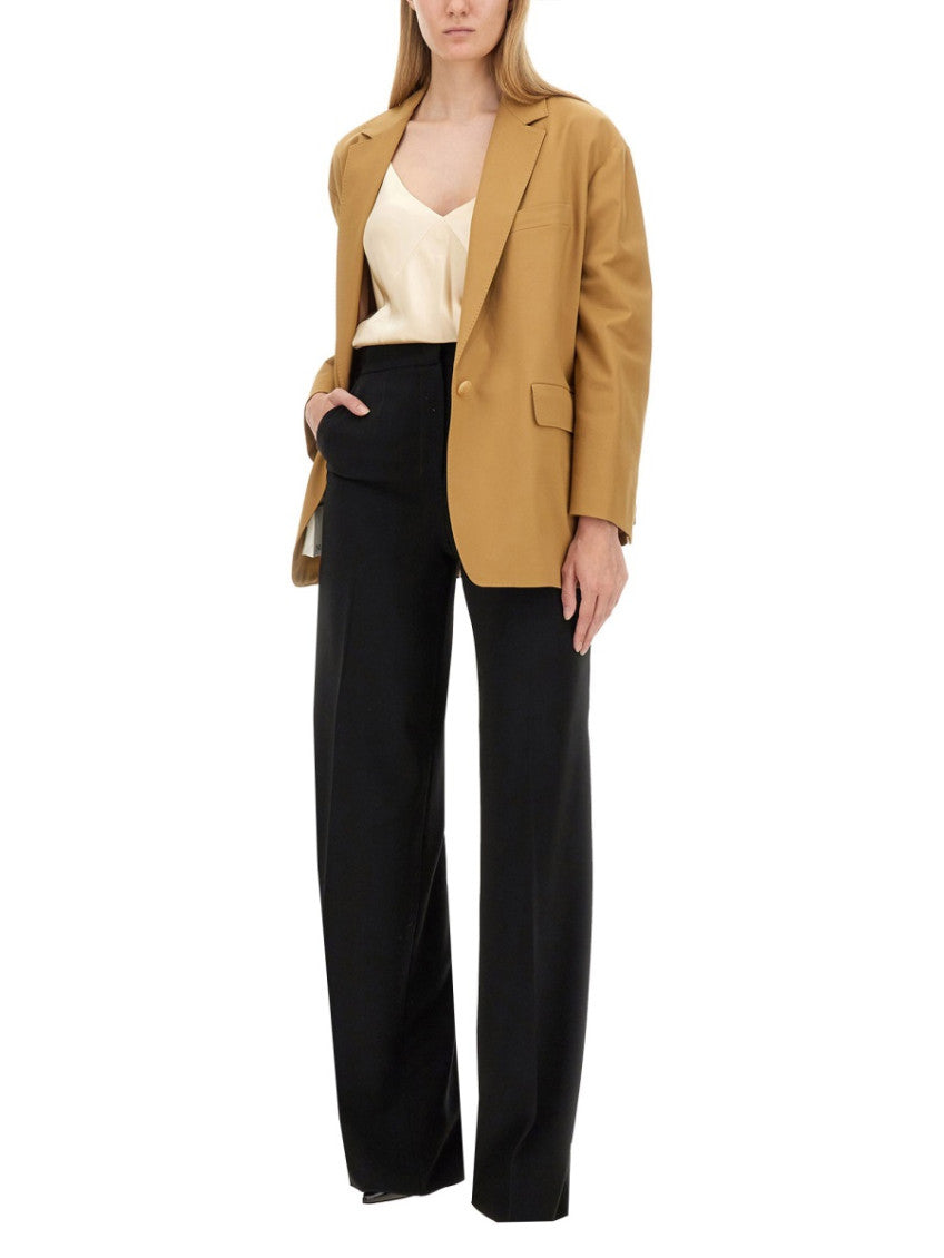 Mustard Notched Lapel Blazer 2