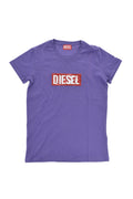 Girls Purple Logo T-Shirt 1
