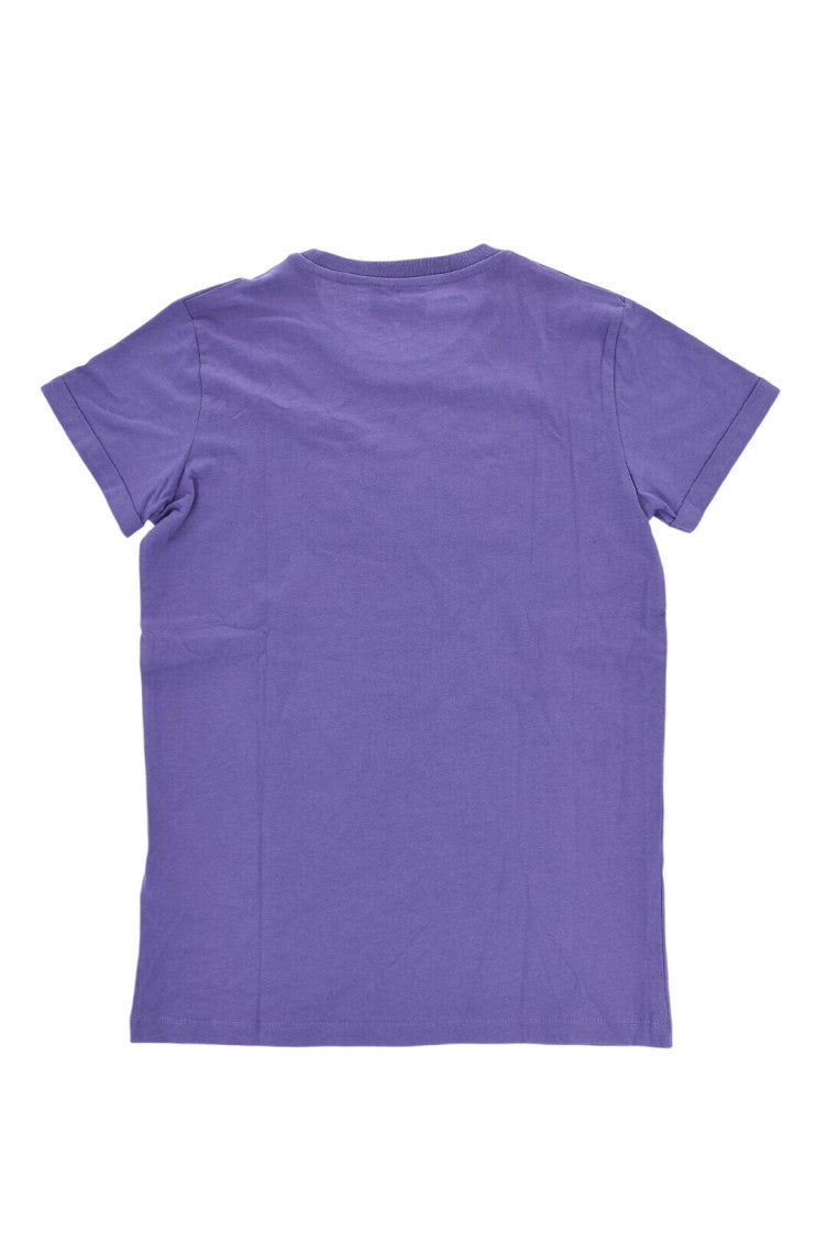 Girls Purple Logo T-Shirt 2