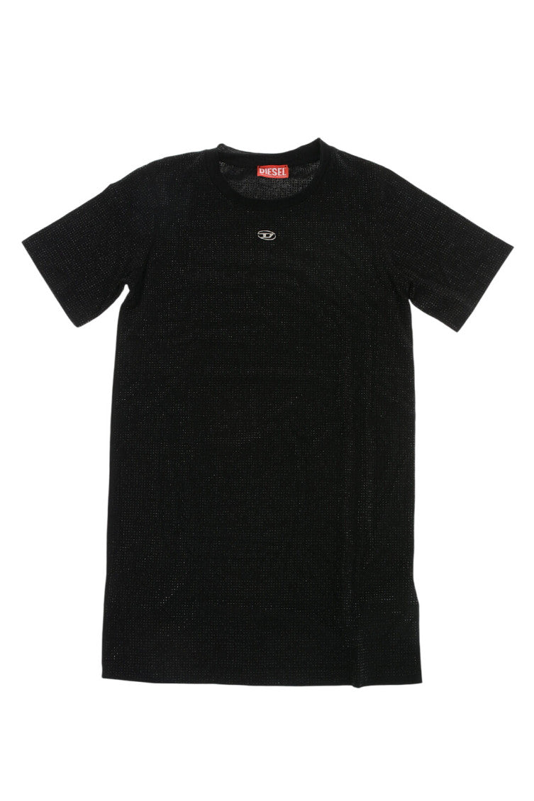 Girls Black Logo T-Shirt 1