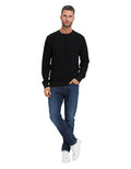 Black Crew Neck Sweatshirt 1